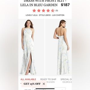 Dessy group bridesmaid dress